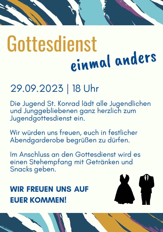 Plakat Jugendgottesdienst