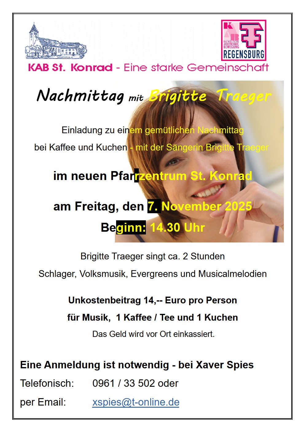 Nachmittag mit Brigitte Traeger